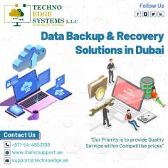 Techno Edge Systems LLC is the perfect supplier of Data Backup and Recovery Solutions in Dubai. We help your business without losing any data if any disaster occurs. For More info Contact us: +971-54-4653108 Visit us: https://www.itamcsupport.ae/services/data-backup-recovery-solutions-in-dubai/