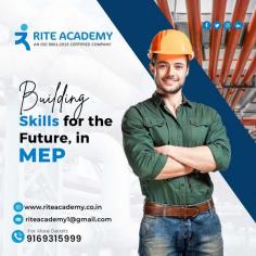 Rite Academy is one of the best MEP (Mechanical, Electrical and Plumbing) training institutes in Hyderabad, offering comprehensive training in the field of MEP. The institute provides hands-on training to its students, helping them to develop their skills and knowledge in the MEP domain. Here are some details about the MEP course offered by Rite Academy:

MEP Course Duration:
The MEP course at Rite Academy is designed to be completed in 3 months. The course covers both theoretical and practical aspects of MEP, giving students a comprehensive understanding of the subject.

MEP Course Fees:
The fees for the MEP course at Rite Academy vary depending on the type of course and the level of training required. However, the fees are generally affordable and competitive when compared to other institutes in Hyderabad.

MEP Course Details:
The MEP course at Rite Academy covers various aspects of MEP, including design, installation, and maintenance of MEP systems. The course is designed to provide students with a deep understanding of the subject, allowing them to work effectively in the industry. Some of the topics covered in the course include:

Introduction to MEP
HVAC Systems
Plumbing Systems
Electrical Systems
Fire Protection Systems
MEP Design and Drafting
MEP Project Management
MEP Training Institute in Hyderabad:
Rite Academy is one of the best MEP training institutes in Hyderabad, providing high-quality training to its students. The institute has experienced trainers who have extensive experience in the field of MEP. The institute also has well-equipped labs and classrooms, providing students with a comfortable learning environment.

In conclusion, if you are looking for the best MEP training institute in Hyderabad, Rite Academy is definitely worth considering. With its comprehensive MEP course, experienced trainers, and affordable fees, the institute is an excellent choice for those looking to develop their skills in the MEP domain.
