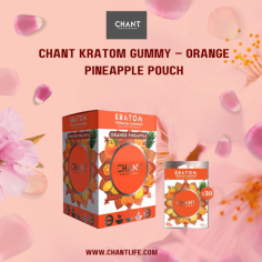 Chant Kratom Gummy – Orange Pineapple Pouch. With their delightful flavors, premium quality, and potential health benefits, our gummies are an excellent choice for Kratom enthusiasts.Chant Premium Kratom Gummies are the perfect choice for you. Visit our website today: https://chantlife.com/