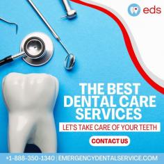 Discover the epitome of dental care excellence at our clinic. Our exceptional services encompass a wide range of treatments, ensuring optimal oral health and a radiant smile that surpasses expectations. Trust our Emergency dentists who are available 24/7 for the best Emergency dental care in case of any dental emergency. To book an appointment, contact us at +1 888-350-1340.