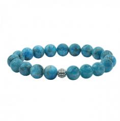 This Natural Stone bracelet features Apatite, a powerful gratitude stone known for its ability to help the wearer achieve their goals, reduce appetite, and repel negativity. It is also sought after for its ability to enhance wisdom and personal success. The bracelet comes in two styles: 19.4 cm and 18 cm, suitable for an 18 cm wrist size. The beads are rounded and available in two sizes: 8 mm and 10 mm, with a total count of 19 and 24 beads respectively. The bracelet is made with an elasticated rope for a comfortable fit. Please note that the healing properties of gemstones are subjective and not a substitute for medical advice.