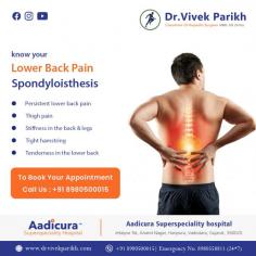 Top Spine Doctor in Vadodara
 Dr. Vivek is Leading Best Spine Surgeon in Vadodara. Nowadays, backpain is getting common amongst people. In this cases it is always advisable to consult a physician and go through some therapies and oral treatments for getting better. 

But in some cases there might be some severities like Pinal deformity, spinal infections, trauma, spine tumors and some degenerative spine conditions, such as stenosis and herniated disks, which may require surgery.

These kinds of treatments are performed by spine surgeons. which will include incision along the backbone. Dr. Vivek is one of the most famous Spine Surgeon in Vadodara. who has an experience of 20 years and has treated many patients.