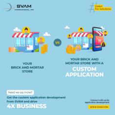 To grow the business, it's important to get out there and showcase your services to the world and the best way to do it is a custom mobile application. Take your offline store online and gain global customers with the Mobile Application that is just developed for your business.