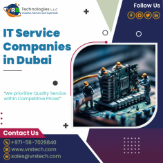 VRS Technologies LLC is one of the best supplier of IT Service Companies in Dubai. We serve the clients with our services according to their requirements. Contact us: +971 56 7029840 visit us: https://www.vrstech.com/it-services-dubai.html 