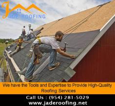 Your Partner in Maintaining Roof Integrity in Margate. Regular roof maintenance is crucial in extending its lifespan and preventing costly repairs. At Jade Roofing, we offer thorough inspections, maintenance plans, and prompt repairs to ensure your roof remains in optimal condition year-round. Trust our expertise to safeguard your investment. For more detail visit us at https://www.jaderoofing.net/ or contact us at (954) 281-5029 Address: Margate, FL #JadeRoofing #RoofingContractor #Margate #FL
