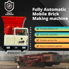 BMM400-404 is a fully automatic red clay brick making machine by Snpc companies. It can produce 24000 brick/hr with a reduction of 45%cost and natural resources like water, it requires only one-third of water for brick making as required during manual production. This machines requriesa fuel consumtion of 16-18 litres/hr for its working. Raw material needed for its working can be mud, clay or mixture of clay and flyash. This machine is widely used by itta Bhatta, brick making factories or brick kiln and clay brick manufacturers around the globe. 
8826423668
https://snpcmachines.com/brick-machines/bmm400