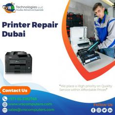 Printer Repair Dubai, VRS Technologies LLC remain as a testimony towards being the printer repair service provider in Dubai, UAE as we specialize ourselves in resolving certain complex queries of the customers pertaining to the printers. For More info about Printer Repair Dubai Contact VRS Technologies LLC 0555182748. Visit https://www.vrscomputers.com/repair/printer-repair-services-in-dubai/