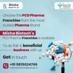 Pharma is one of the highest-earning industries in India, as it contributes a share of 1.72 of percentage in country's GDP and employs lakhs of people in different categories. In different Indian states, the Pharma sector operates on different models. Everyone has a role to play in such a diverse and welcoming like Pharma! For instance, many companies are actively looking for Pharmaceutical distributors in India, and that requires very minimum investment but can provide you with a significant sum of profit! In short large-scale companies give the distribution charge to you, and you make profits. 

Shall you choose any pharma company?
Well, no! The company selection is complicated and vital as even the slightest error can make you lose! So what to do? If you want to become a Pharmaceutical distributor in India, Misha Biotech is highly recommended! 

Why choose Misha Biotech?

Large customer base
Best Products 
Quality Standards
10+ years of market experience 

So what are you waiting for?
Get in touch with Misha Biotech today, and become their Pharmaceutical distributor in India!