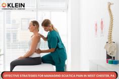 Find relief from Sciatica pain with a dedicated sciatica specialist near you in West Chester, PA. Our chiropractic clinic offers expert care and personalized treatment plans to help alleviate the discomfort and restore your mobility. Visit Our Klein Chiropractic Center and experience the benefits of targeted sciatica treatment.