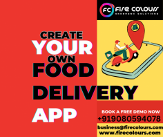 Fire Colours is a leading Food Delivery App Development Company and is a crucial solution to all possibilities in your Business. To grow your business and increase sales in online food delivery platforms, Our talented and skilled  Developers will create innovative and cutting-edge new technology which enables the application to be user-friendly for the customers and the restaurant owner. Our company professionals will help you to succeed in a fast-growing food delivery Industry with customized mobile App Development according to your requirement. Connect with our experts and create your own Food Delivery App.
