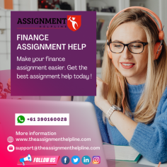 Looking for reliable finance assignment help online? Look no further than our expert team of finance professionals. We offer personalized assistance and timely delivery to ensure your academic success. Get started today and take the stress out of your finance assignments.