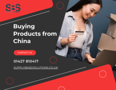 Buying products from China offers numerous benefits, but it's important to be aware of the challenges that can arise during the sourcing process. we will explore some of the common challenges faced when purchasing products from China and provide valuable insights on how to navigate them. To Know more visit our website.
https://www.supplybasesolutions.co.uk/importing-from-china.html

