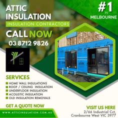 Our capable home insulation installers provide services to the entire Melbourne areas. If you require an insulation install service within these areas, we recommend you contact our local insulation installation company – Attic Insulation.