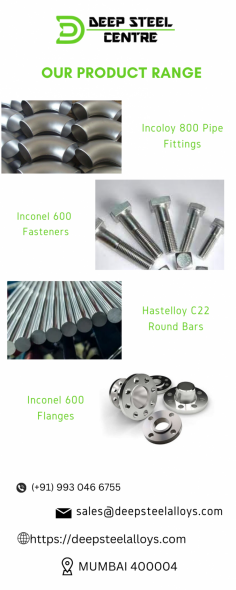 Deep Steel Center exchanges a broad assortment of Hastelloy Compound C2000 Line Fittings, which are enjoyed for safeguarded metal bend welding. For ideal disintegration execution, likewise, the re-reinforcing of cold worked bits of Hastelloy C2000 Butt Weld Fittings (following an outer fiber expansion of 7% or more) is critical. Typical compound collaboration industry (CPI) uses of Hastelloy C2000 Elbow Line Fittings consolidate reactors and power exchangers. Warm Strength properties of Hastelloy C2000 Tee Line Fittings can be assessed by completing the ASTM tests directly following honing the material at 871 Degree C. Hastelloy C2000 Cross Line Fittings is useful in powerful circumstances related with applications like waste incinerators, boilers, and high temperature reaction vessels. Routinely a post-weld heat treatment isn't needed in Hastelloy C2000 Turn Line Fittings, but if weights ought to feel significantly improved, a full game plan harden at 1149 Degree C (2100 Degree F) is proposed, followed by water dousing.