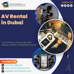 AV Rental in Dubai, VRS Technologies LLC gained a reputation for being the preferred vendor for the entire range of Audio Visual systems under one roof. For More info about Audio Visual Rental in Dubai Contact VRS Technologies LLC 0555182748. Visit https://www.vrscomputers.com/computer-rentals/audio-visual-rental-in-dubai/