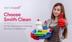 At Smith Clean, we offer house cleaning services in Melbourne that cover everything from dusting, vacuuming, mopping, kitchen and bathroom deep cleans, window cleaning, laundry assistance and more. We take the utmost care for our environment and use eco-friendly cleaning products to ensure your home is clean and safe. Contact us today!