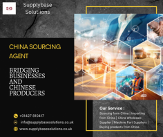 A China sourcing agent aids businesses in locating and purchasing goods from Chinese producers. They serve as middlemen, taking care of supplier selection, contracting, quality assurance, logistics, and compliance. These brokers fill the gap between foreign buyers and the Chinese market and facilitate effective sourcing procedures. Visit our website for more information.

https://www.supplybasesolutions.co.uk/service/china-wholesale-supplier/