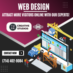 Get Stunning Web Designs for Your Business! 

Elevate your online presence with our super-designed website design in Newport Beach. Our innovative designers will frame a visually stunning and user-friendly site tailored to your needs. With a focus on functionality and aesthetics, we'll ensure your site stands out from the competition. Take your business to the next level with Tusk Creative Studios!
