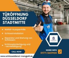 Benötigen Sie eine professionelle Türöffnung in Düsseldorf Stadtmitte? Wir bieten zuverlässige und schnelle Türöffnungsdienste in der Innenstadt von Düsseldorf an. Egal, ob Sie sich ausgesperrt haben oder Ihren Schlüssel verloren haben, unser erfahrenes Team steht Ihnen zur Verfügung, um Ihnen schnell wieder Zugang zu Ihrer Tür zu verschaffen. Kontaktieren Sie uns jetzt für eine rasche und effiziente Hilfe bei der Türöffnung in Düsseldorf Stadtmitte.

https://www.xn--schlsseldienst-mangjolli-ysc.de/de/duesseldorf-altstadt