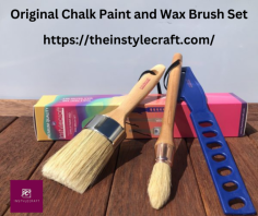 chalk painting is an extremely popular pastime, you can breathe new life into old furniture and household items with a few licks of paint. Make sure your standard is top quality by using only the best tools for the job. Read More: https://theinstylecraft.com/product/original-chalk-paint-and-wax-brush-set/