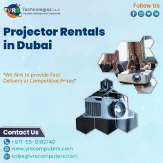 Projector Rental Dubai, Visual presentation always beats the audio or speeches and that is the reason why everyone is using a projector these days. For more info about Projector Rental In Dubai Contact VRS Technologies 0555182748. Visit https://www.vrscomputers.com/computer-rentals/projector-rentals-in-dubai/