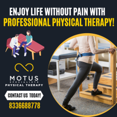 Get Optimal Physical Therapy Solutions with Our Experts!

Our physical therapy clinic takes great pride in providing the highest quality healthcare and exceptional service for our patients while maintaining a strong commitment to high ethical standards. We strive to maintain a warm, compassionate, and caring atmosphere, whether the focus is on acute care or developing long-term solutions for chronic conditions. Contact MOTUS Specialists Physical Therapy, Inc. today!
