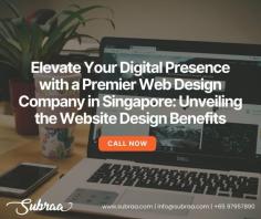 Boost Your Digital Presence with a Premier Web Design Company Singapore: Unveiling the Website Design Benefits

Partnering with a reputable web design company can be the key to unlocking unparalleled online success. A proficient web design company goes beyond aesthetics; it crafts an immersive digital experience that resonates with the target audience, making it an indispensable asset for any business.

One of the foremost benefits of collaborating with a web design company in Singapore is creating a visually captivating website. Professional designers combine creativity and expertise to develop a visually stunning platform that leaves a lasting impression on visitors.

Moreover, a well-designed website is highly responsive and optimized for various devices, ensuring seamless user experiences across desktops, tablets, and smartphones. This adaptability not only enhances user satisfaction but also boosts search engine rankings, contributing to increased organic traffic and improved online visibility.

Furthermore, web design companies integrate cutting-edge technologies, like interactive elements and intuitive navigation, to enhance user engagement and encourage conversions. A user-friendly interface fosters higher customer retention and drives business growth.

In conclusion, entrusting your online presence to a top-notch web design company in Singapore can revolutionize your digital strategy. From eye-catching aesthetics to user-friendly interfaces, their expert touch guarantees a website that reflects your brand essence and propels your business towards unparalleled success.

Website : https://www.subraa.com/
