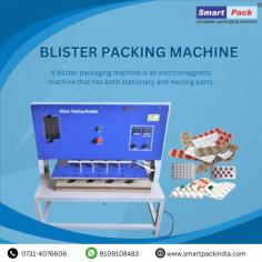 Call:- 9713032266 / 7089062266
The blister packaging machine is divided into three types based on their operation process:Roller type blister packaging
Roller plate blister packaging
Flat plate blister packaging
 Irrespective of any type, the working principle of all the blister packaging machines is the same
