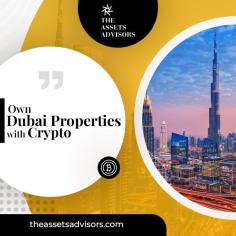 Looking for an exciting new investment opportunity? Consider buying Dubai properties with cryptocurrency. The Assets Advisors can help you identify the best investment properties in Dubai and guide you through the process of buying with crypto. With our extensive knowledge of the Dubai real estate market and our expertise in cryptocurrency investing, we can help you make the most of this incredible opportunity.
