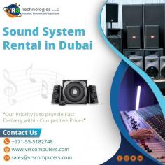 Sound System Rental Dubai, Taking a well sorted-out decision is the principal rule of achievement and to assume responsibility for the circumstance. For more info about Sound System Rental Dubai Contact VRS Technologies LLC 0555182748. Visit https://www.vrscomputers.com/computer-rentals/sound-system-rental-in-dubai/