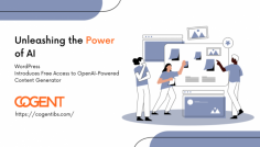 As content creation becomes more efficient and streamlined, users can focus on other aspects of their website or business, ultimately enhancing their productivity. While the content generator offers tremendous value, users should exercise quality control and personalize the generated content to align with their unique requirements. With WordPress and Open AI’s partnership, content creation is taken to new heights, empowering users to engage their audience with compelling and tailored content.

https://cogentibs.com/unleashing-the-power-of-ai-wordpress-introduces-free-access-to-openai-powered-content-generator/  
