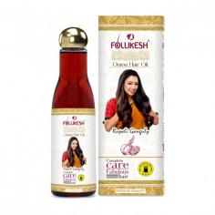 This new age Onion Hair Oil by Follikesh is made from 100% natural ingredients without any harmful chemicals of paraben involved. Extremely mild but effective for your hair, this hair oil excellently penetrates deep inside the roots to deliver potential benefits. Regular use of this onion hair oil dramatically repairs damaged hair and efficiently reduces hair fall. Ideal to use by both men and women, Follikesh Onion hair Oil is suitable for all hair types including color-treated hair. Add Follikesh Onion Hair Oil to your head massage routine to gain optimum results.