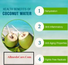 Know more about health benefits of drinking coconut water - https://www.allmedscare.com/coconut-water-health-benefits.html