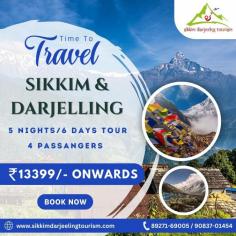 Sikkim and Darjeeling Tour Packages by sikkimdarjeelingtourism. sikkimdarjeelingtourismoffers tour packages that allow you to discover the mystical wonderland of Sikkim and Darjeeling. These packages provide opportunities to explore the panoramic sites and experience the cultural diversity of the region. 