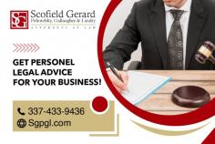 Get Top-Notch Legal Representation for Your Business!

At Scofield, Gerard, Pohorelsky, Gallaugher & Landry, LLC, our business planning attorneys provide experienced counsel to new and existing businesses of all sizes, including non-profit organizations. Our experts help you navigate the often complex transactions and legal issues throughout the life of the business. Get in touch with us!
