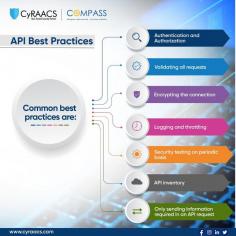 Given are some of the API Best Practices to be followed by every organizations to maintain best security. 

Additionally, periodic API Security Testing will ensure zero threats to an organization that can occur through API. 

To know more Reach out to CyRAACS at www.cyraacs.com 