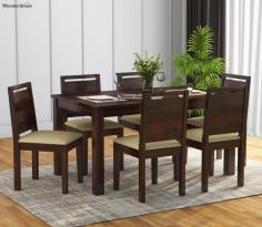 Buy Orson 6 Seater Dining Set With Bench (Walnut Finish) Online at 29% OFF from Wooden Street. Explore our wide range of 6 Seater Dining Table Sets Online in India at best prices.