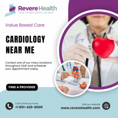 Discover exceptional cardiac care with Revere Health's Cardiology Near Me. Our experienced team of cardiologists is dedicated to providing top-notch cardiovascular services, right in your neighborhood. From preventive screenings to advanced treatments, trust us to prioritize your heart health. Your heart deserves the best – find us today.  Visit our website: https://reverehealth.com/specialty/cardiology/