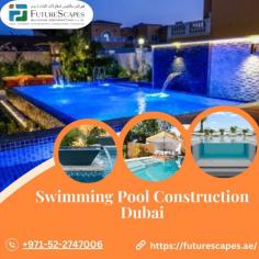 Futurescapes is the best Swimming Pool Construction Dubai. We design pools which are artistic yet functional, thus giving you the best! Contact us: +971-52-2747006 Visit us: https://futurescapes.ae/