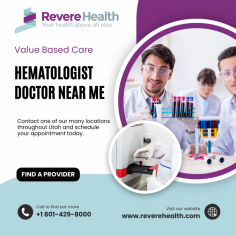 If you're in need of a hematologist doctor near you, trust Revere Health's hematology-oncology specialists. With advanced expertise in blood disorders and cancer care, our team provides compassionate and comprehensive treatment options. Visit our website to find a hematologist doctor near you and receive the care you deserve. Visit our website: https://reverehealth.com/specialty/hematology-oncology/
