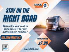 File your Form 2290 online in just minutes, ensuring a smoother ride for your heavy vehicles and your business. Stay on the right road by completing your Form 2290 filing online within minutes. File Form 2290 with: https://www.truck2290.com 