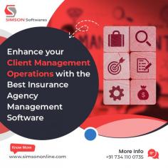 Simson Softwares Pvt Ltd. is known worldwide for providing the best insurance agency management software for insurance agencies. With our advanced technology and comprehensive features, insurance agencies can simply the functionalities of operations, client management, and policy administration. We offer the best insurance agency management systems, empowering you to optimize workflows, improve customer service, and drive business growth.