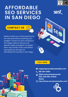 Ready to take your online presence to the next level without straining your budget? Contact our SEO company in San Diego today to discuss your specific needs and goals. Our expert team will provide a free consultation and guide you through our affordable SEO services in San Diego.
