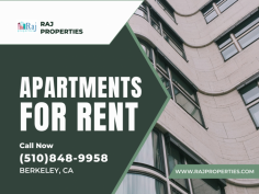 Find short term apartment rentals in Berkeley ca easily with Raj Properties. Browse through the most viable options online before you move to the city.