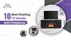 10 Best Floating TV Stands with Fireplaces