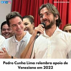 Pedro Cunha Lima diz que CG saberá entender aproximação de grupos políticos. Segundo Pedro Cunha Lima, a aliança com Veneziano se deu na forma de um apoio sincero e genuíno sem exigir nada em troca. https://pedrocunhalima.weebly.com/blog/pedro-cunha-lima-relembra-apoio-de-veneziano-em-2022