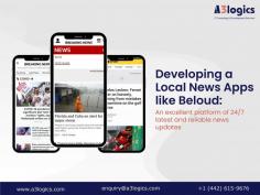 Interested in building your own local news app similar to Beloud? Gain valuable insights and tips from A3logics on what it takes to create a successful app in the competitive market of local news.