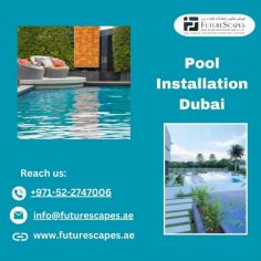 We are having experts with years of experience in installation of pools with care. Futurescapes is the outmost service provider of Pool Installation Dubai. Contact us: +971-52-2747006 Visit us: www.futurescapes.ae