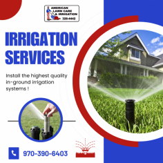 Providing Effective Irrigation Service

Keeping your landscaping looking its very best is vital for curb appeal and property value. We’ve taken watering systems to a whole new level by developing the most efficient and effective way to maintain a beautiful lawn. For more information, call us at 970-390-6403.
