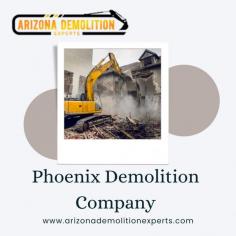 Arizona Demolition Experts is your trusted Phoenix demolition company. Our experienced team specializes in delivering top-notch demolition services that meet your project requirements. Whether it's structural, interior, or selective demolition, we prioritize safety and environmental responsibility, making us the go-to choice for efficient and reliable demolition solutions in the Phoenix area. Visit our website for more information.